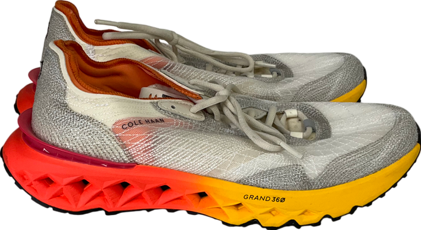 Cole Haan Off White Men 5.zerogrand Embrostitch Runner UK 9 EU 43 👞