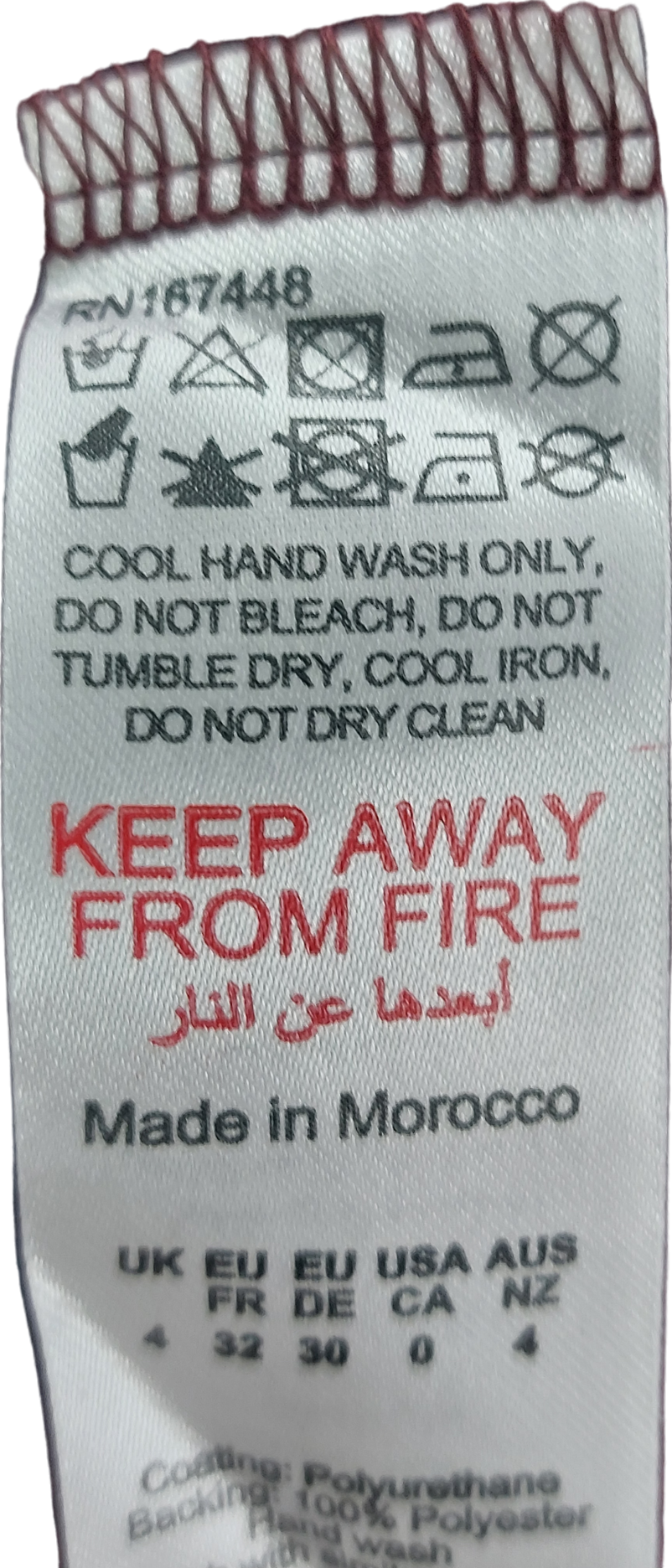 PrettyLittleThing Red Faux Leather Strappy Midi Dress UK 4