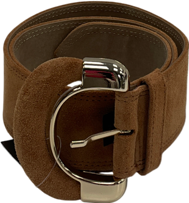 Sezane Brown Oma Leather Belt UK S