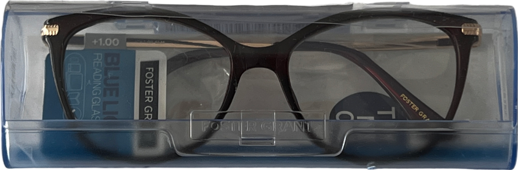 Foster Grant  Elm Lenses Reading Glasses  Brown/red +1