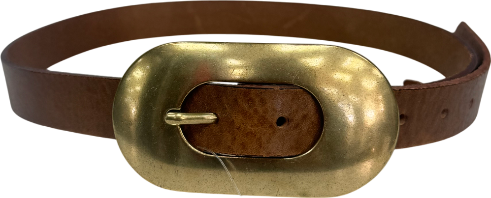 We The Free Brown Leather Belt UK XS/S