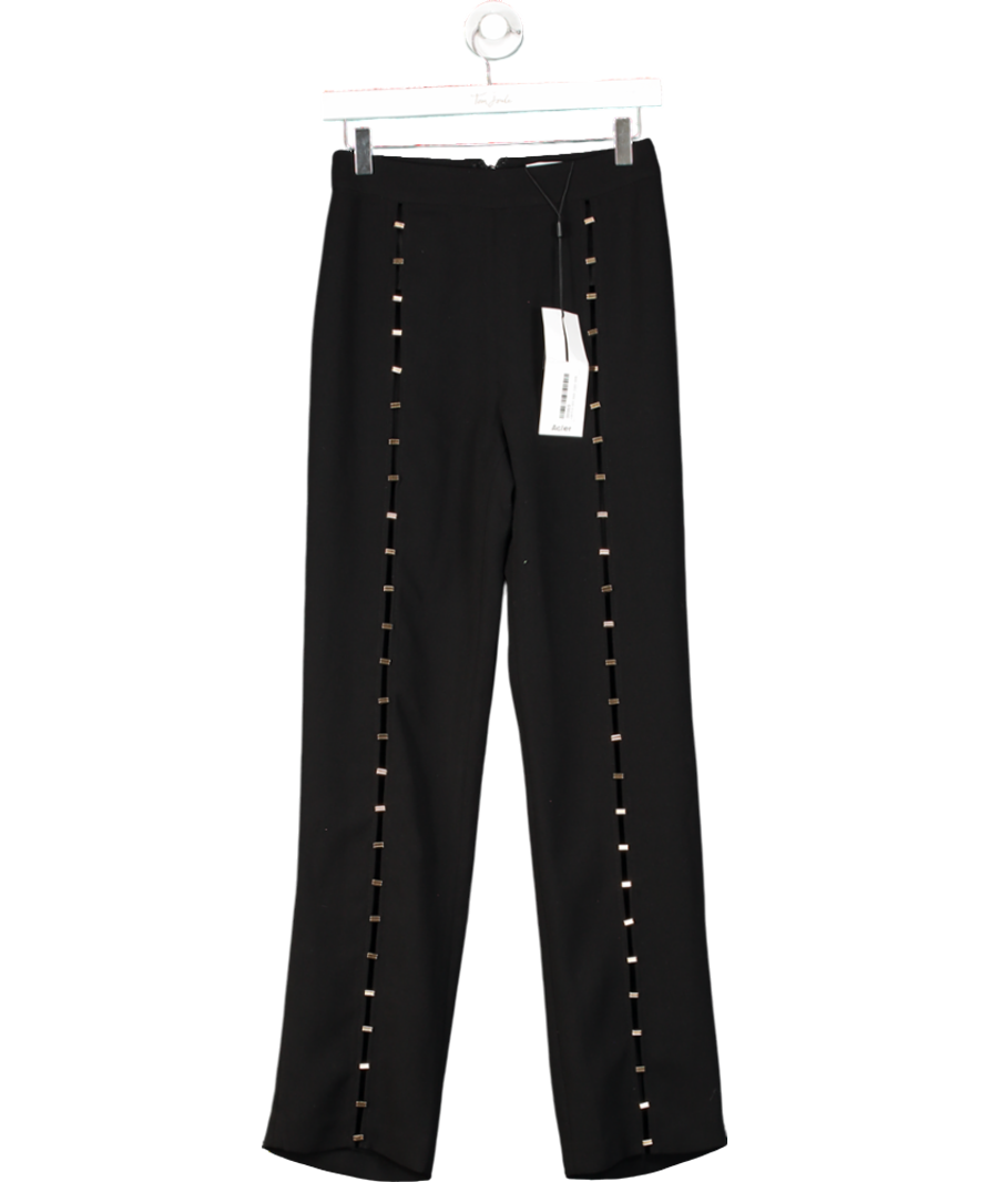 Acler Black Rossgreen Trousers UK 6