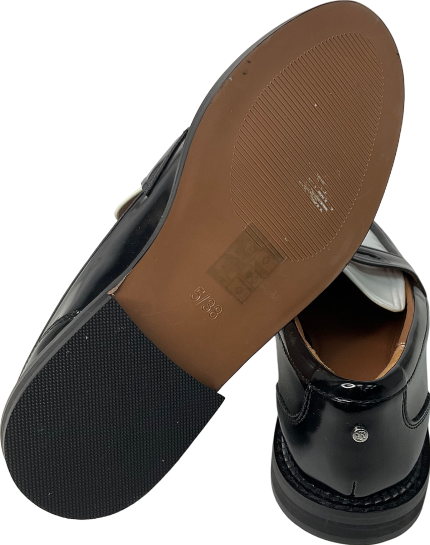 River Island Black And White Loafer UK 5 EU 38 👠