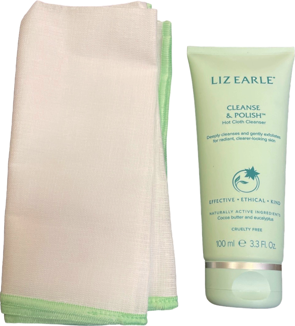 Liz Earle Cleanse & Polish Hot Cloth Cleanser 100 ml with cloth