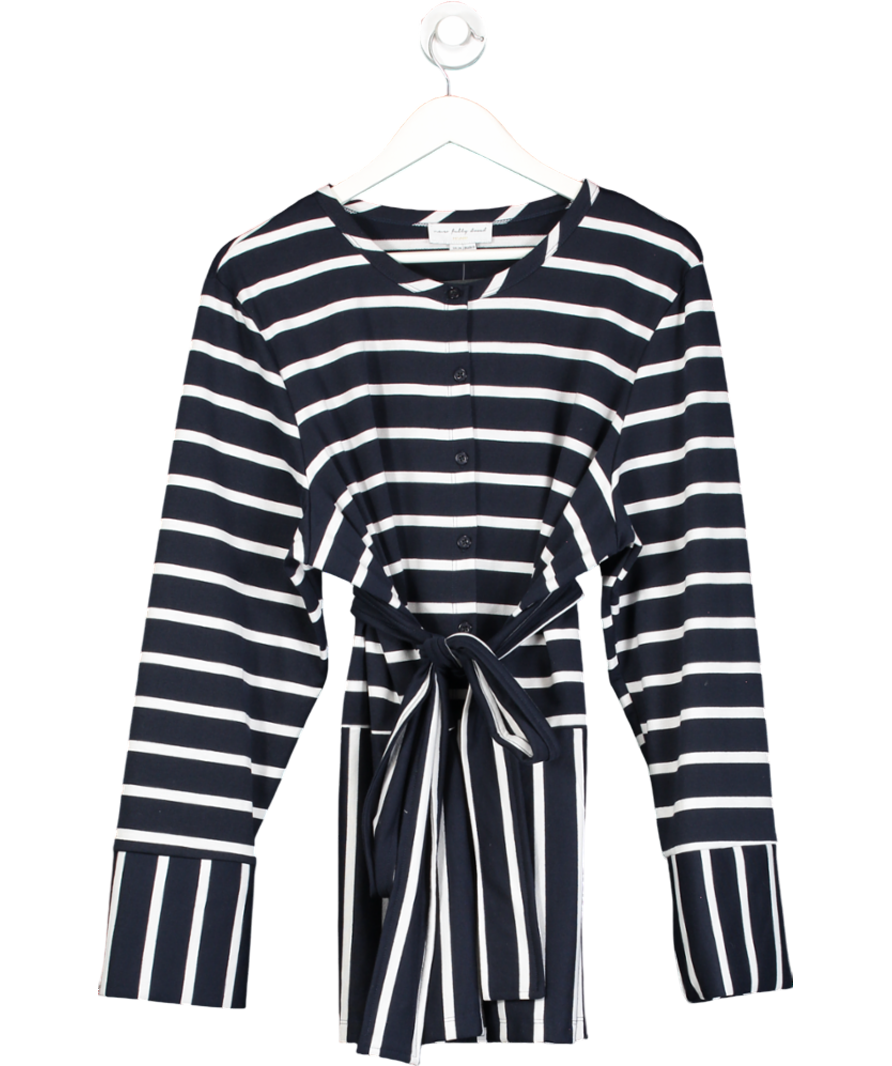 Never Fully Dressed Blue Striped Jersey Shirt UK 24