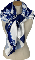 Grando Rio De Janeiro White Silk Scarf