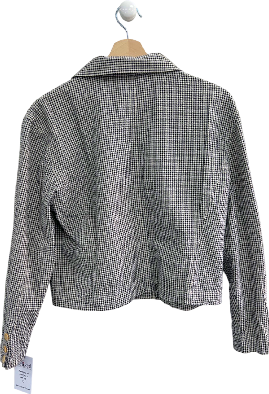 Unknown Black/White Checkered Jacket UK M