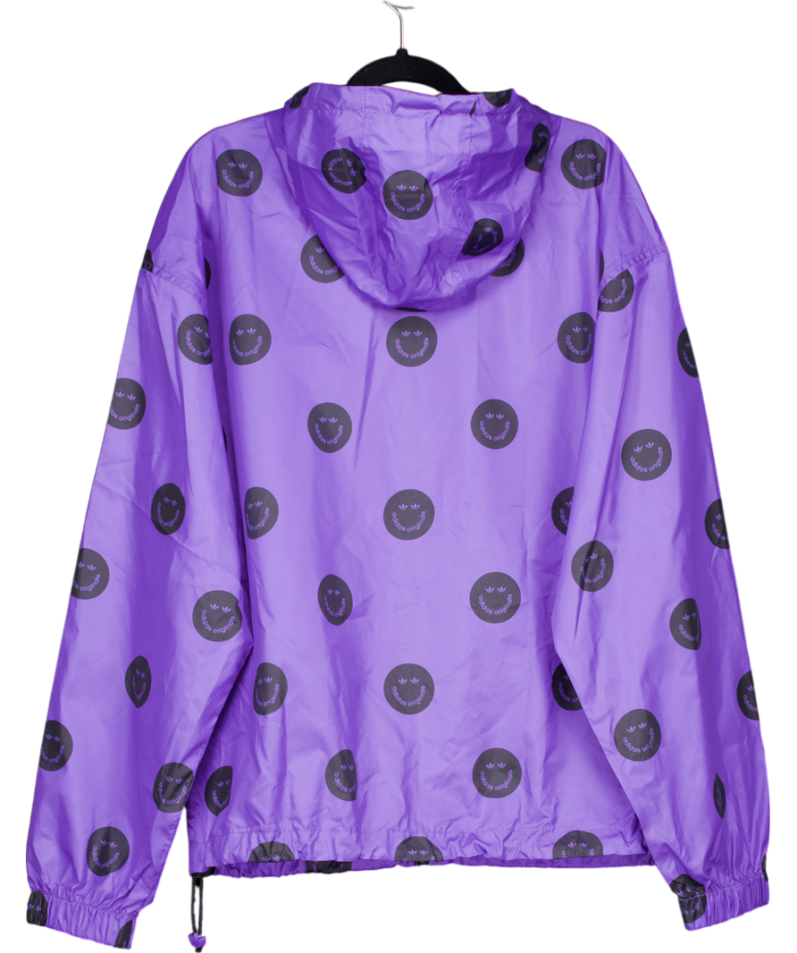 adidas Purple Originals Rain Jacket UK S