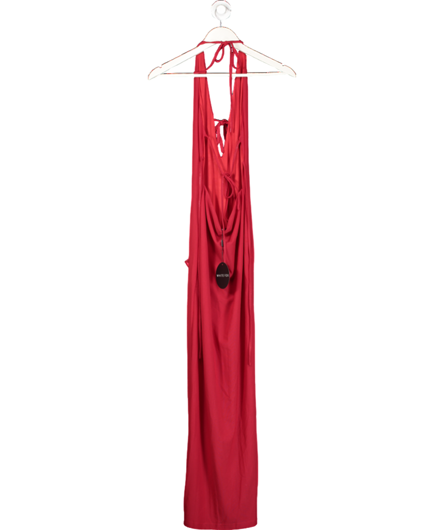 White Fox Red Day By Day Maxi Dress UK M
