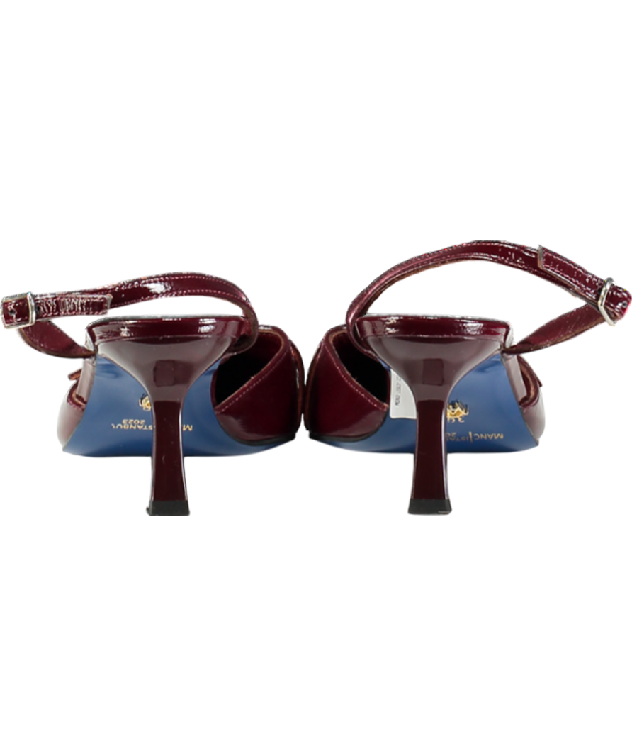 manc Red Skyler-merlot pointed heels UK 6 EU 39