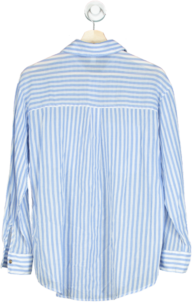 H&M Blue Striped Shirt UK XS