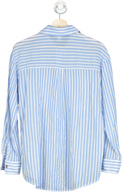 H&M Blue Striped Shirt UK XS