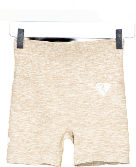 Women's Best Beige Seamless Shorts UK XS