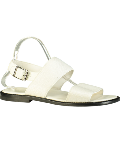 Manolo Blahnik White Bulgobis Calf Leather Sandals UK 8 EU 42 👞