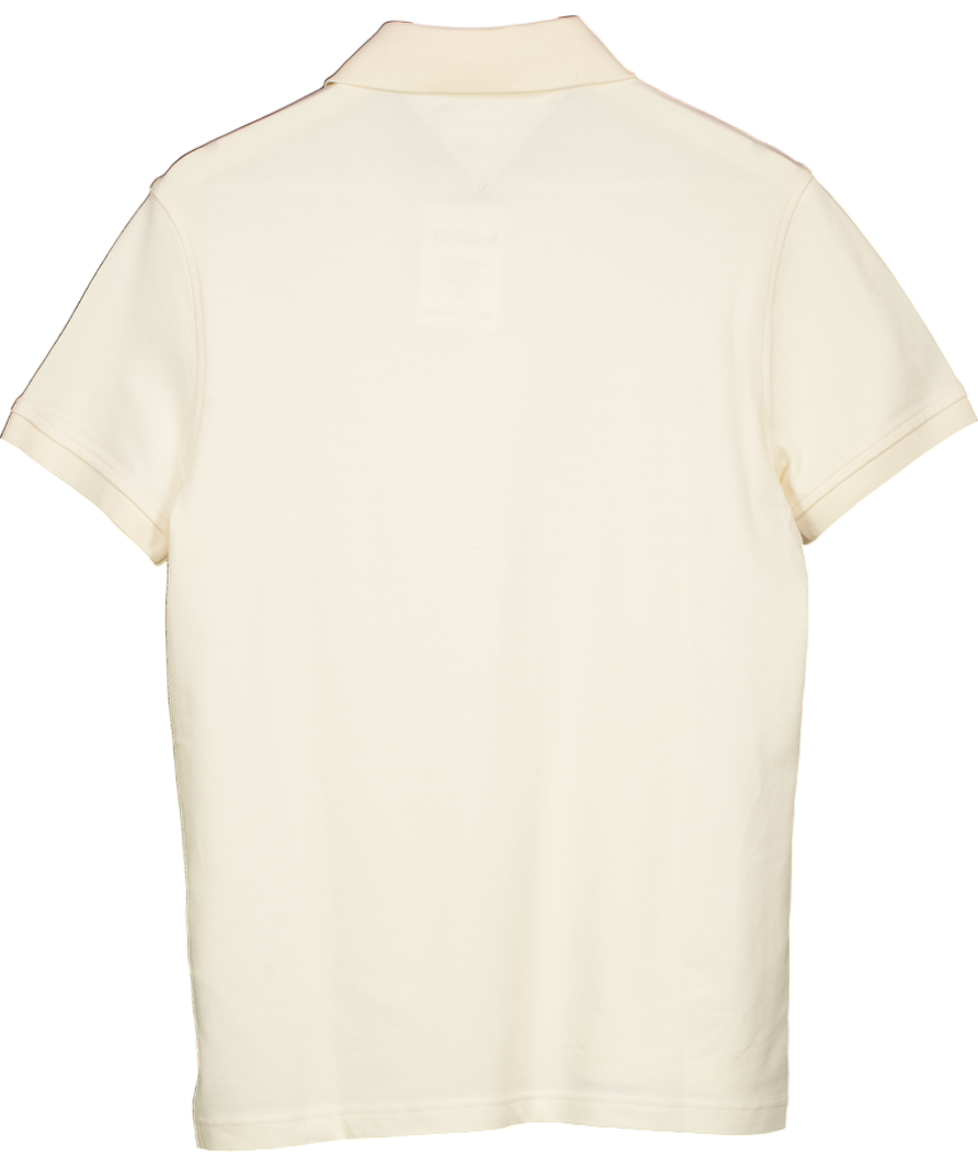 Tommy Hilfiger Cream 1985 Regular Fit Polo Shirt UK M