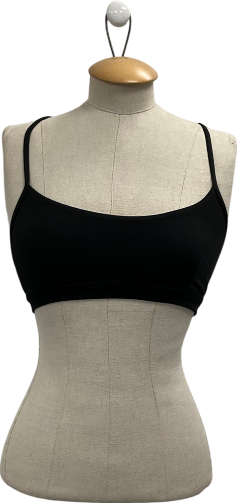 alo yoga Black Airlift Intrigue Bra UK XS