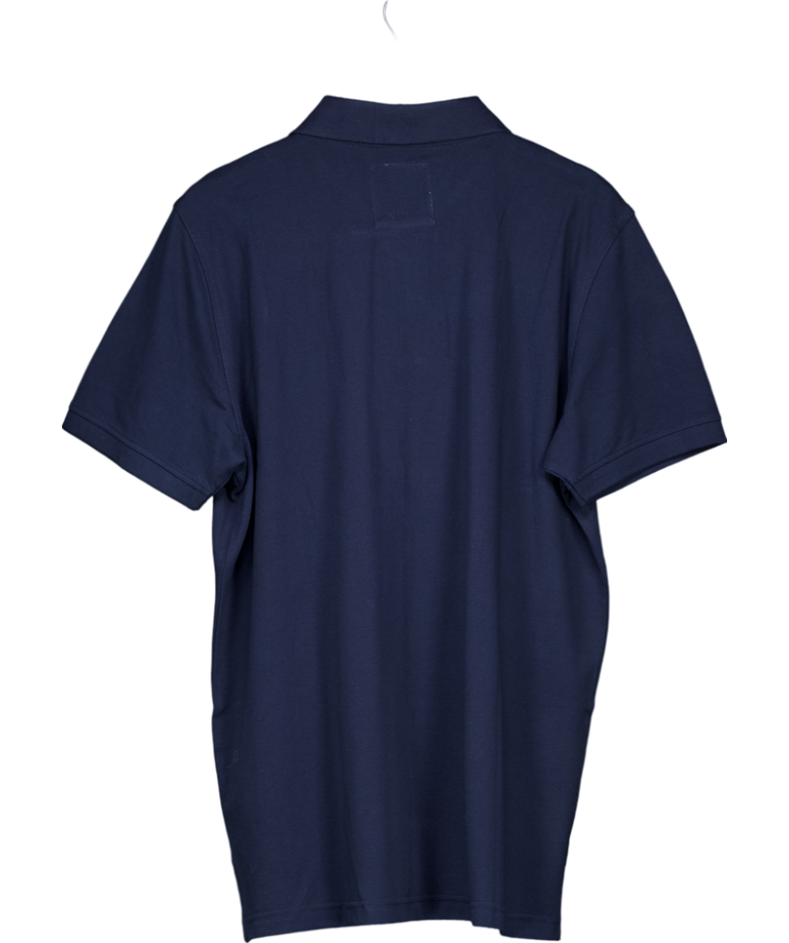 Crew Clothing Company Blue Polo Shirt UK XL