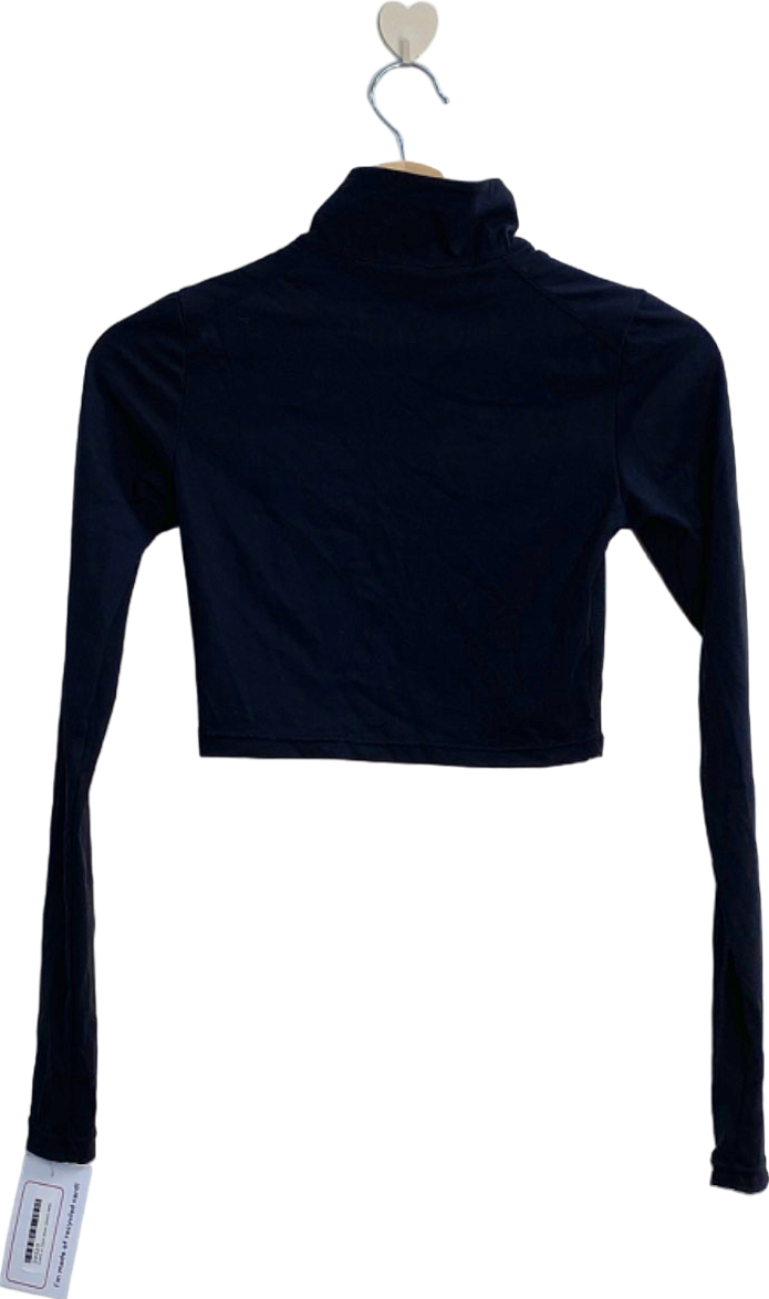 H&M Black Long Sleeve Athletic Top UK 6