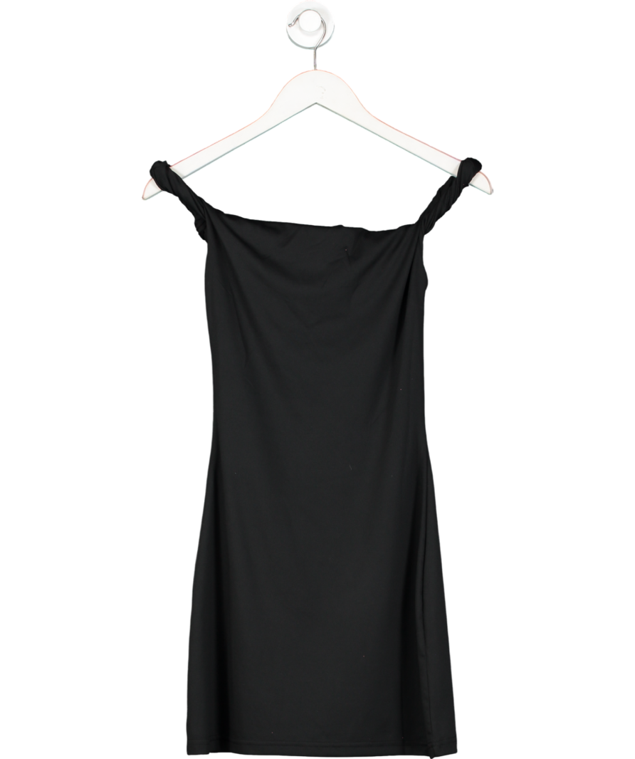 Peppermayo Black Bonnie Off Shoulder Mini Dress UK 8
