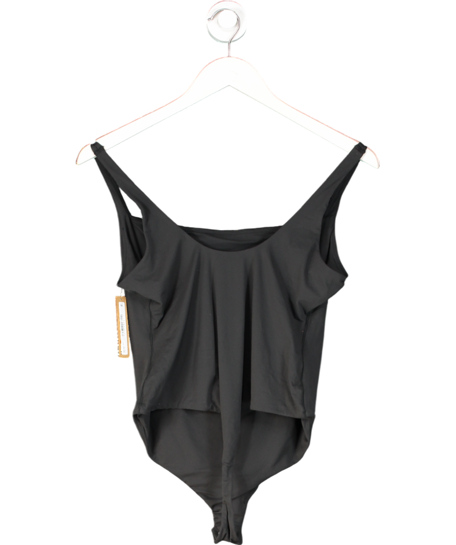 SKIMS Black Square Neck Bodysuit UK XXL