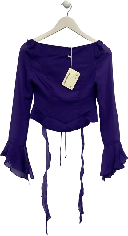 Peppermayo Purple My Favourite Part Blouse UK 4