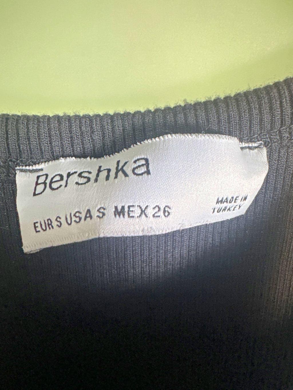 Bershka Black New Jersey Royal Tennis Club USA Bodysuit UK S