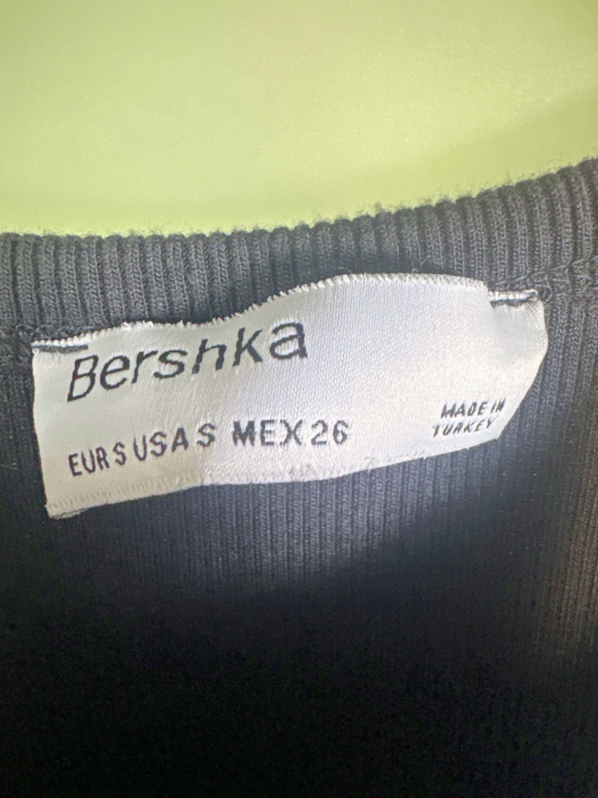 Bershka Black New Jersey Royal Tennis Club USA Bodysuit UK S