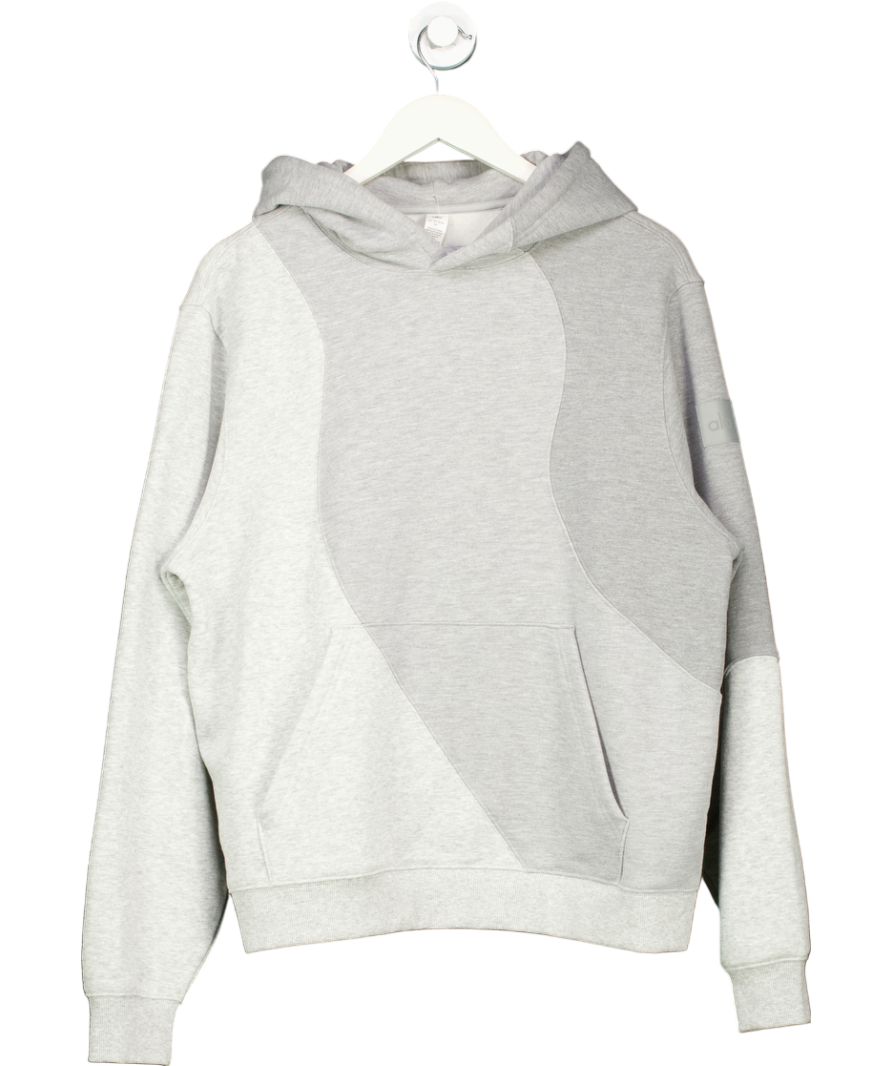 alo yoga Grey Make Waves Hoodie UK XS