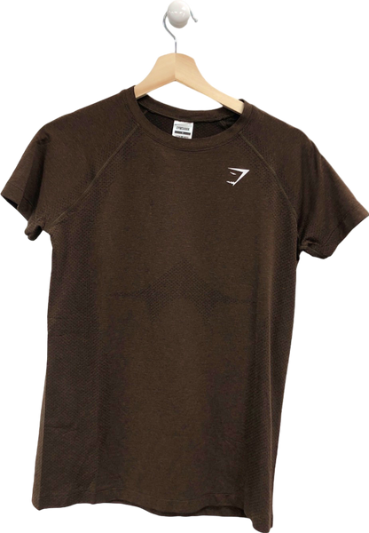 Gymshark Brown Seamless T-Shirt UK S
