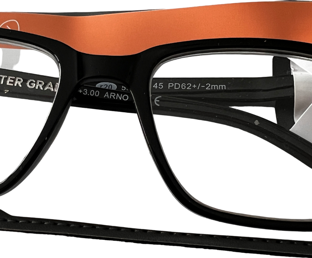 foster grant Arno Lenses Reading Glasses Black +3