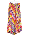 Etro Multicoloured Semi Sheer Maxi Skirt UK 12