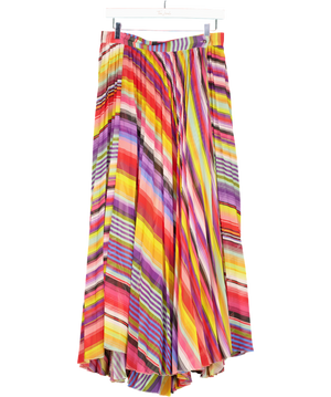 Etro Multicoloured Semi Sheer Maxi Skirt UK 12
