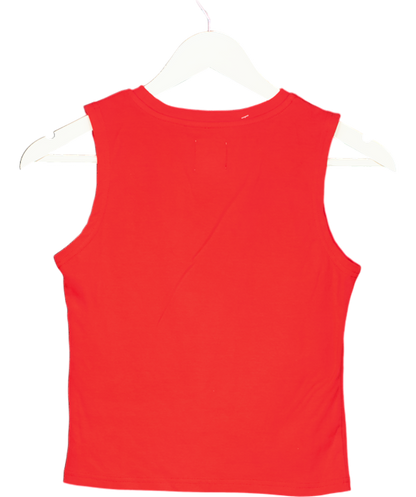 With Jean Straight Sevens Tank | Red UK XS