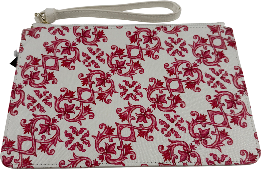 Dolce italiana Red Majolica Rosso - Clutch Sm Initials