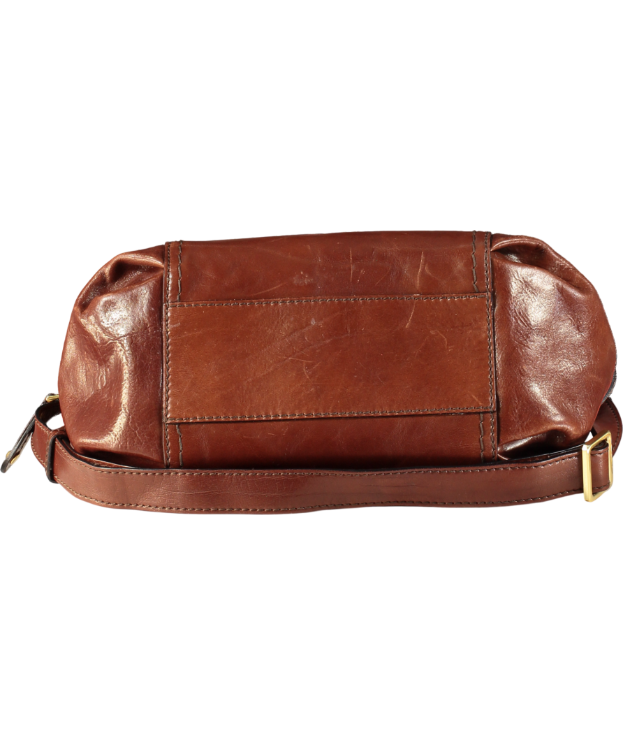 The Bridge Brown Leather Crossbody Bag