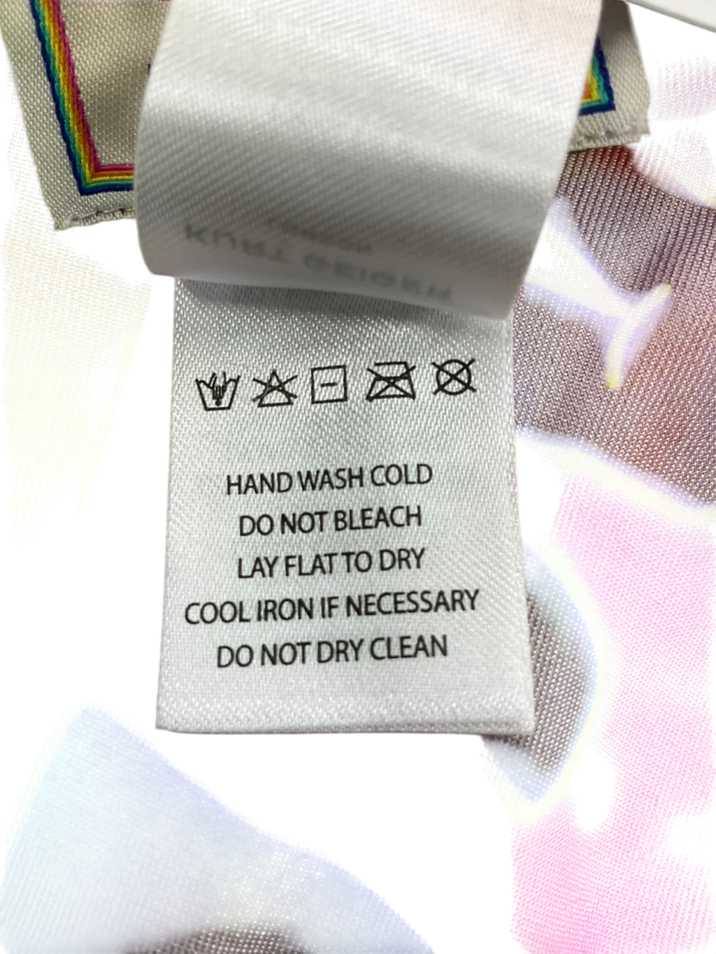 Kurt Geiger Pink Small Bandana Be Kind Scarf