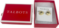 Talbots Metallic Seabrook Shell Earrings