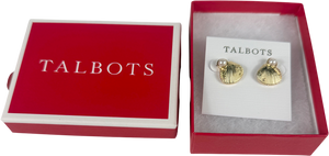 Talbots Metallic Seabrook Shell Earrings