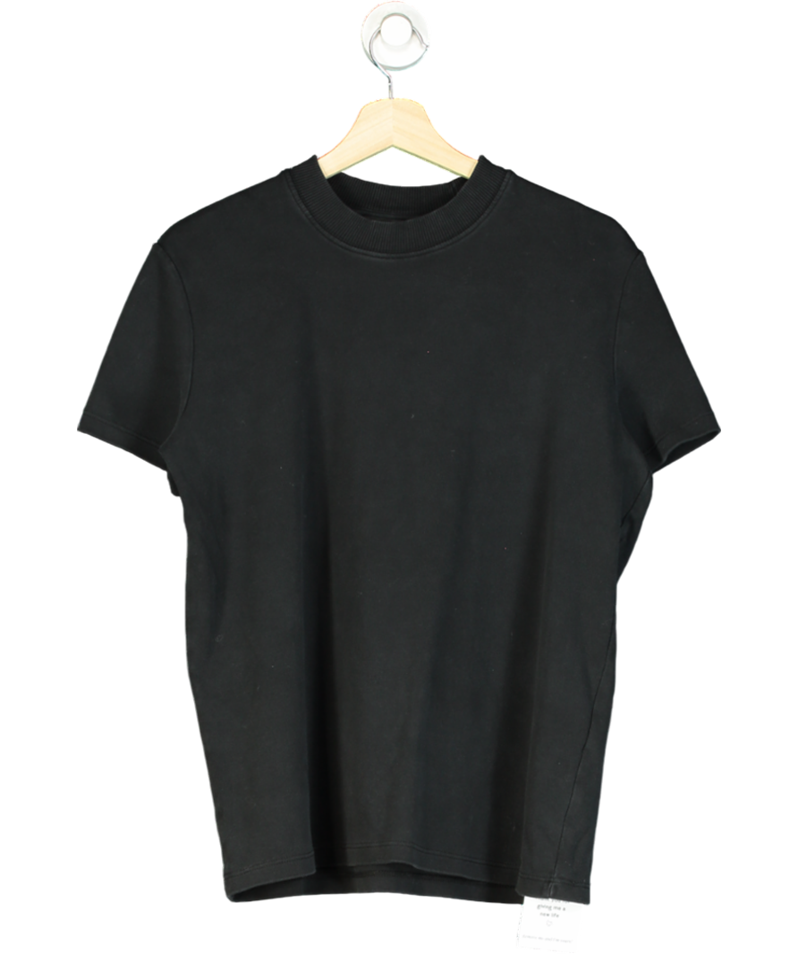 novo Black Organic Heavyweight T Shirt UK 6