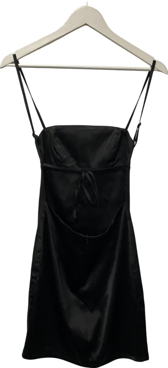 White Fox Black Call Me When You Want It Mini Dress UK S