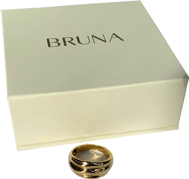 Bruna Gold Plated Silver Ring