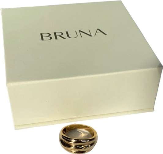 Bruna Gold Plated Silver Ring