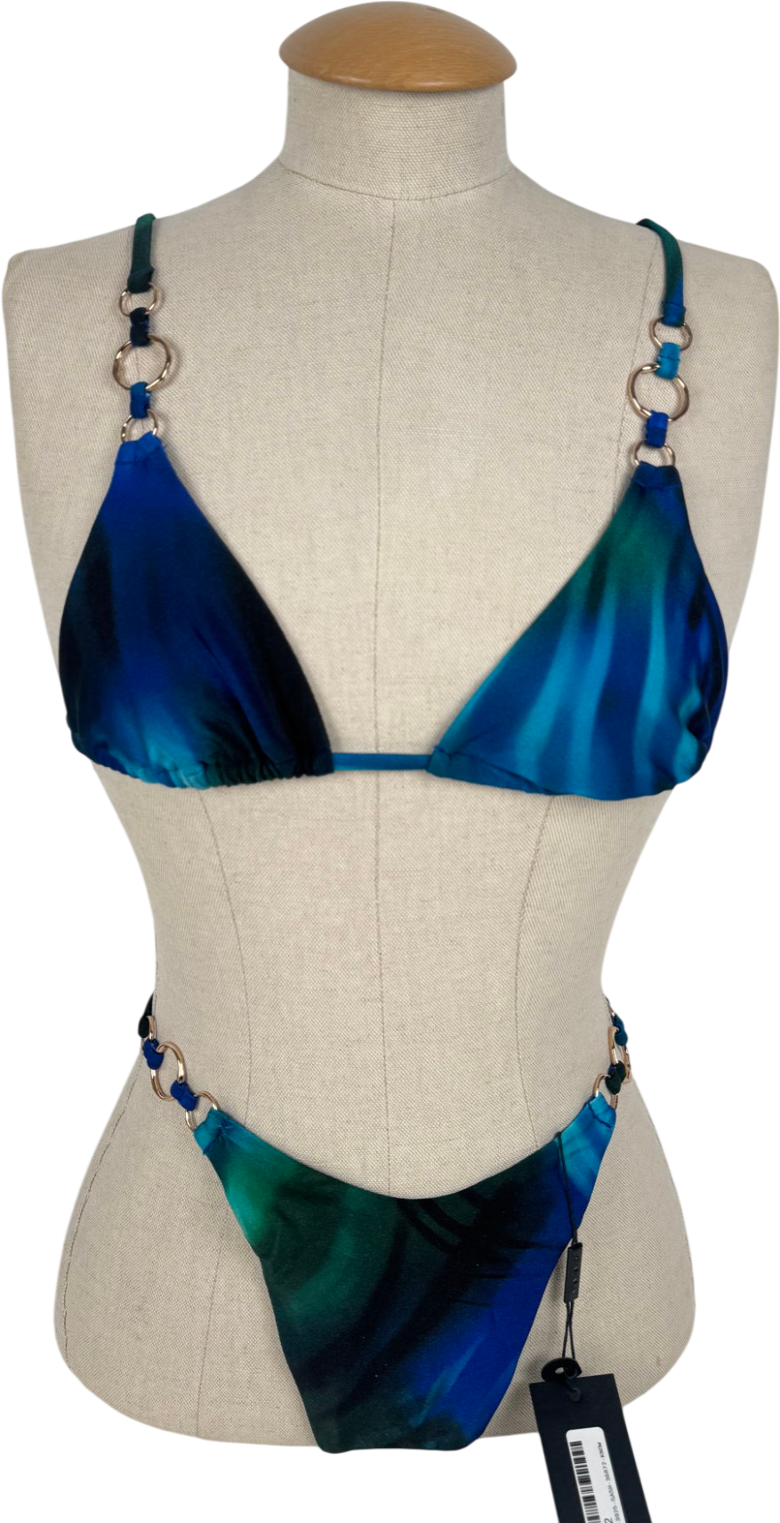 Capala Blue Kaia Multiwearable Bikini Set UK S