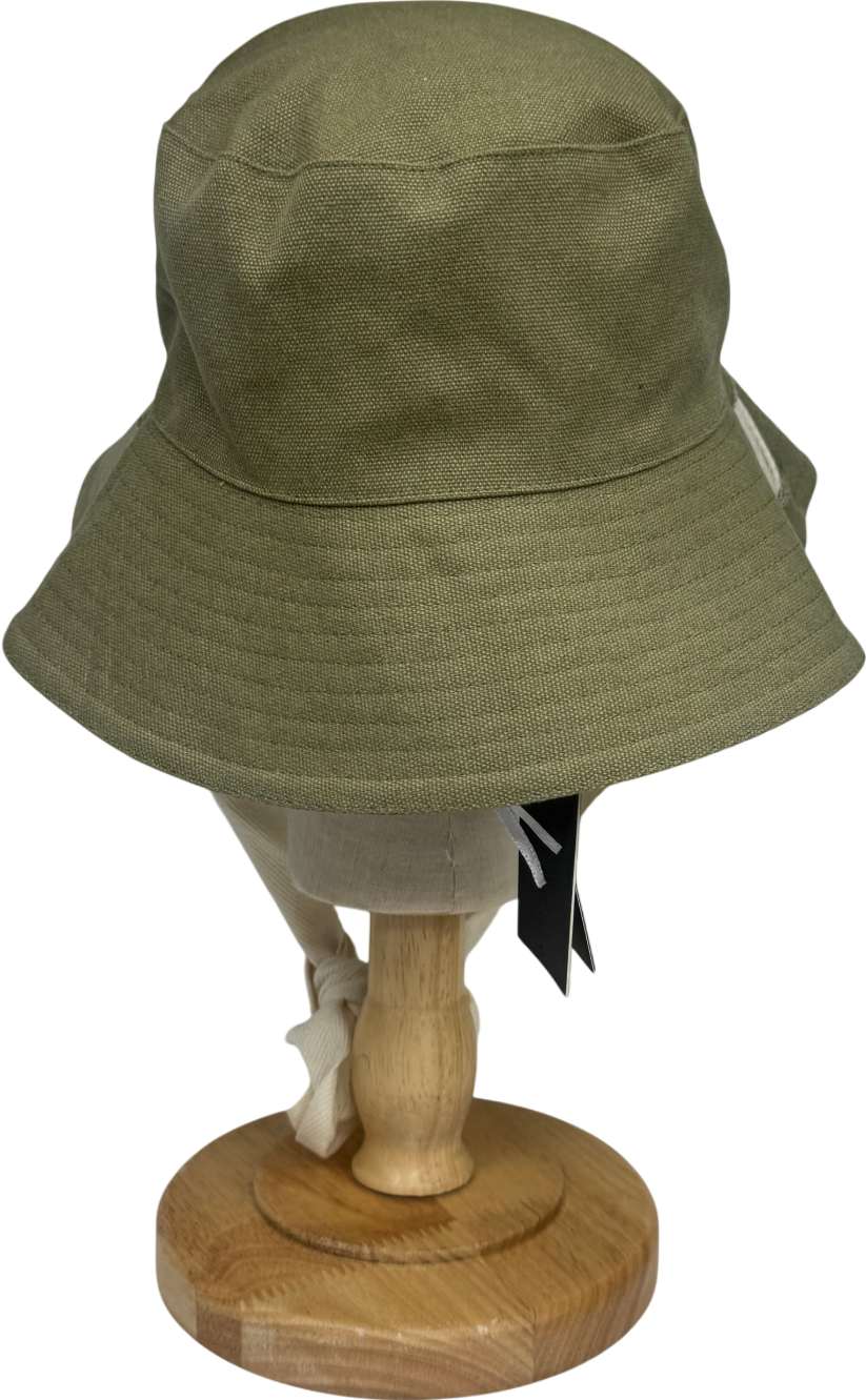 South Beach Green Khaki Bucket Hat One Size