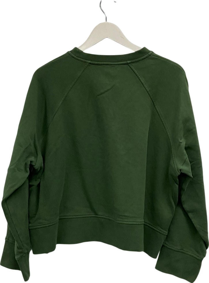 Arket Green Zip Side Sweater UK M