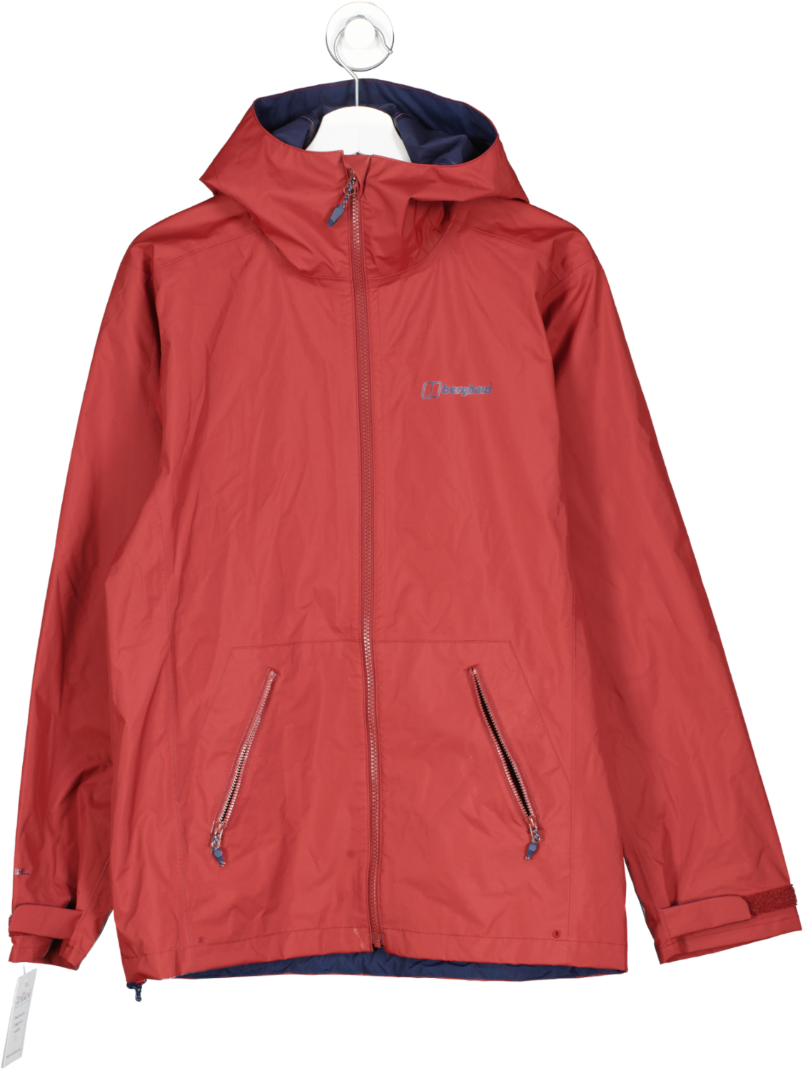 Berghaus Red Hooded Waterproof Jacket UK S