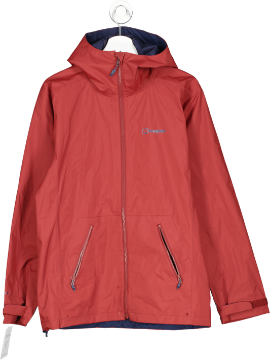 Berghaus Red Hooded Waterproof Jacket UK S