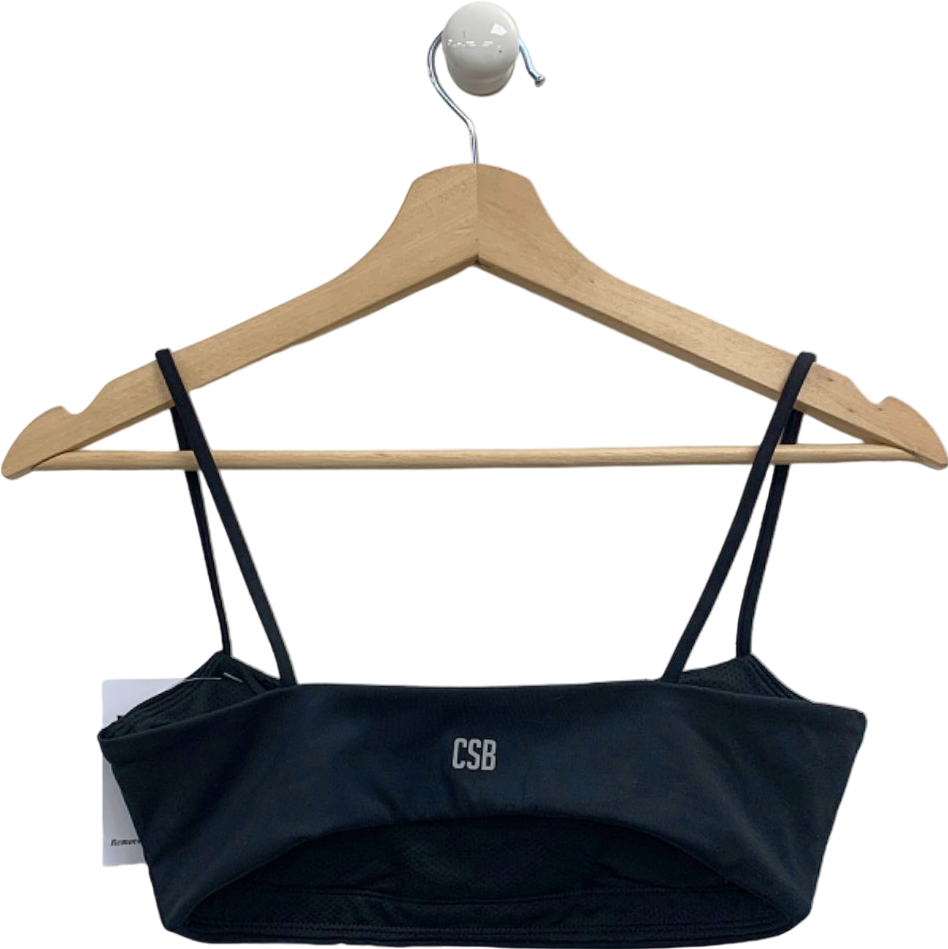 CSB Black Sports Bralette UK M
