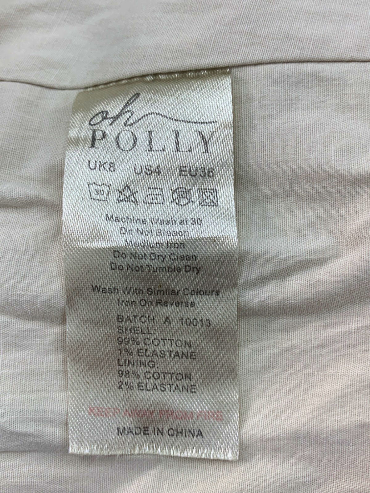 Oh Polly Beige Lace-Up Bustier Top UK 8