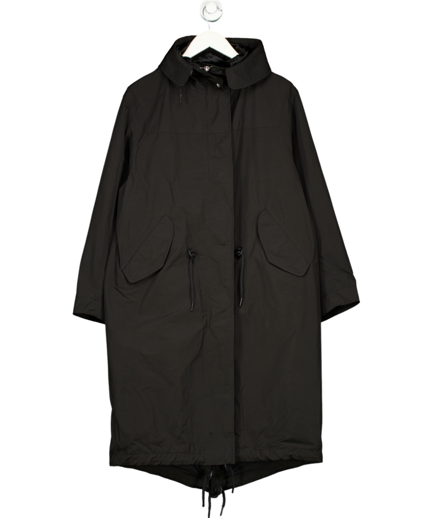 Gloverall Black Radcliff Parka Coat UK M